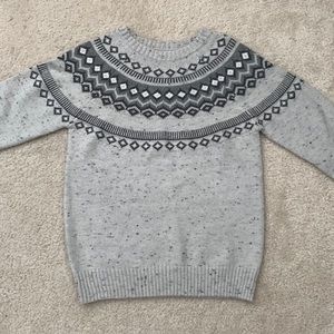 Weatherproof grey grandpa style sweater
